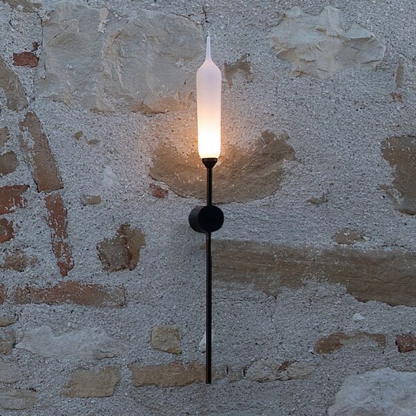 Karman Nilo aplică LED de exterior, IP44, Negru, Metal, Design