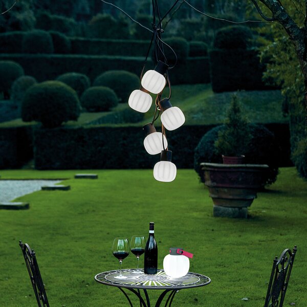 Ghirlande Luminoase Martinelli Luce, Kiki, Negru, Plastic, Design