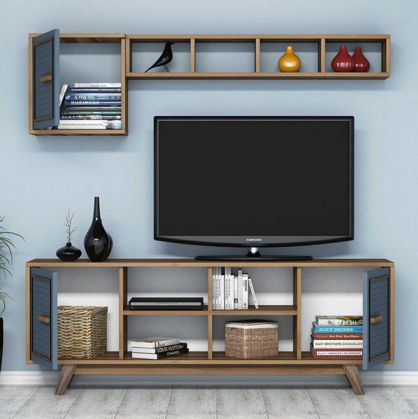 Mobilier living Aysha (Nuc + albastru). 1089198