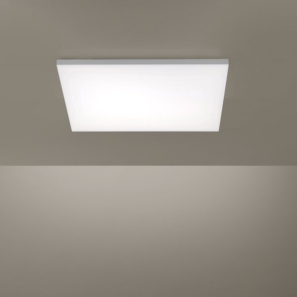 JUST LIGHT. GmbH Plafonieră LED Canvas, tunable white, 60 cm, reglabil, Alb, Camera de zi / sufragerie, Plastic, Modern