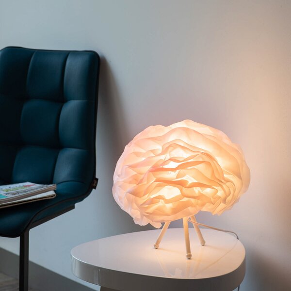 LOLA Smart Lampă de masă LED LOLAsmart Naomi, reglabil, Alb, Camera de zi / sufragerie, Țesătură / Textil, Modern