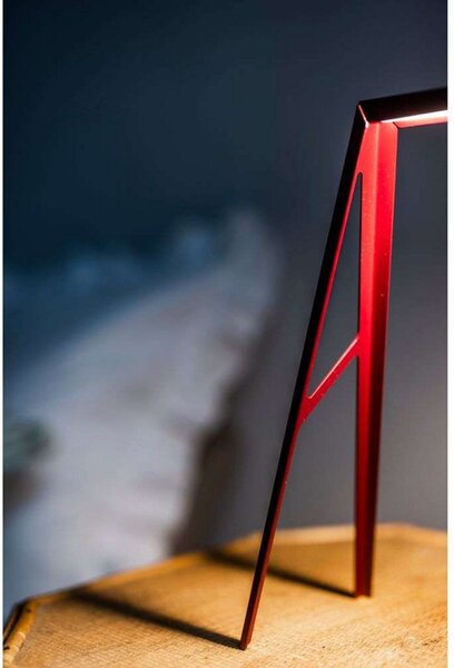 Lampă de masă Foscarini, Roșu, Camera de zi, Metal