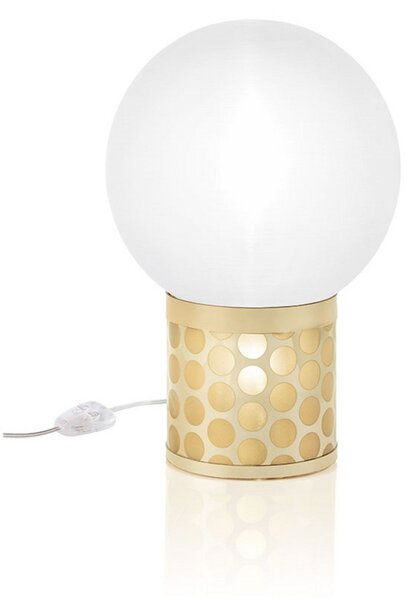 Lampă de masă Slamp, Auriu / Alamă, Camera de zi, Plastic
