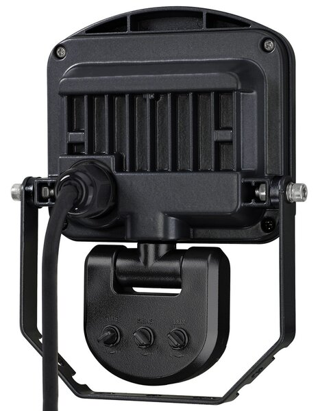 Ledino Proiector Charlottenburg senzor negru 3.000K 10W, Negru, Metal, Modern