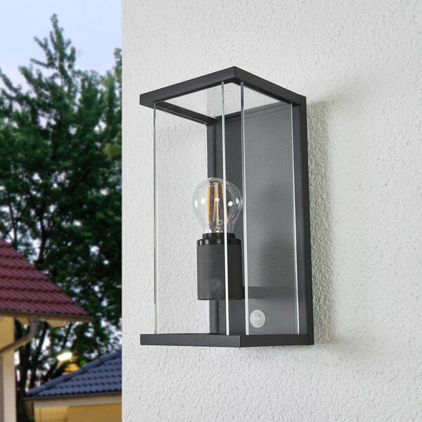 Lampă de Exterior Lucande, Annalea, Negru, Terasă, Metal, Modern