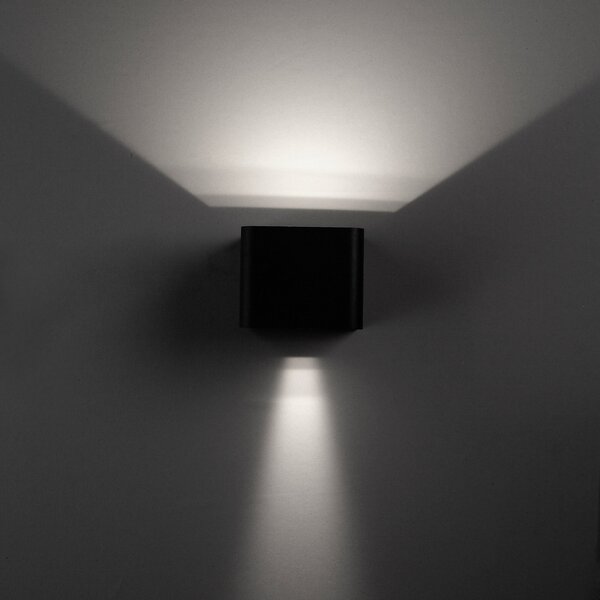 LEDS-C4 Wilson lampă exterior LED, 11 cm antracit, Negru, Metal, Modern