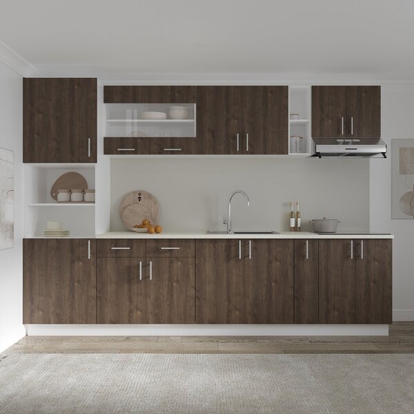 Corp haaus Karo, Stejar Bronz/Alb, 20 x 50 x 80 cm