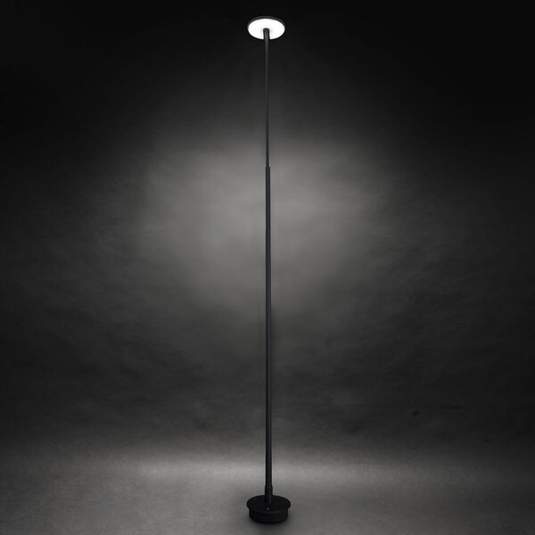 LEDS-C4 Lampă LED de trotuar Invisible IP54 suplă, Negru, Metal, Modern