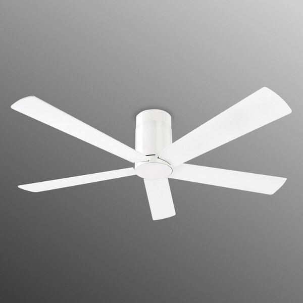 LEDS-C4 Ventilator de tavan cu design clar Rodas - alb, Alb, Camera de zi / sufragerie, Lemn, Modern