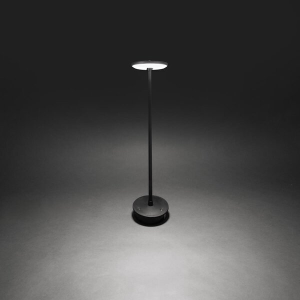 LEDS-C4 Lampă LED de trotuar Invisible IP54 suplă, Negru, Metal, Modern