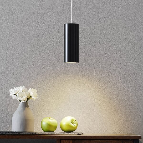 LEDS-C4 Pipe lampă suspendată, negru-auriu, reglabil, Negru, Camera de zi / sufragerie, Metal, Modern