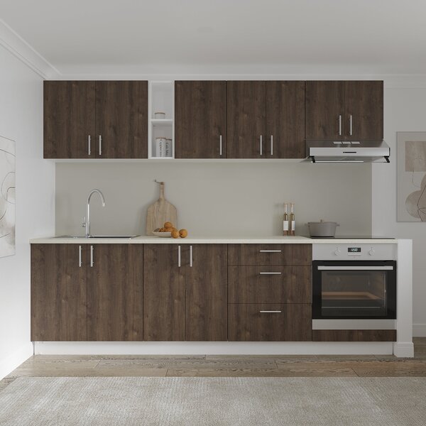 Corp haaus Karo, Stejar Bronz/Alb, 60 x 50 x 80 cm