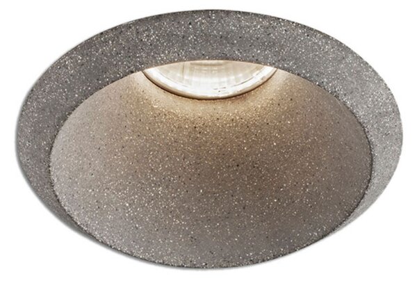 LEDS-C4 Play Raw Downlight Ciment 927 6,4W 15°, reglabil, Gri, Camera de zi / sufragerie, Beton, Modern, Plafon încastrat