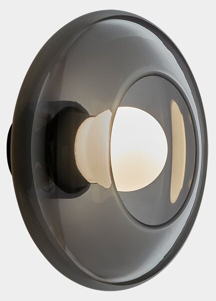 LEDS-C4 Trip Glass lumina de perete gri fumuriu, reglabil, Gri, Camera de zi / sufragerie, Metal, Modern