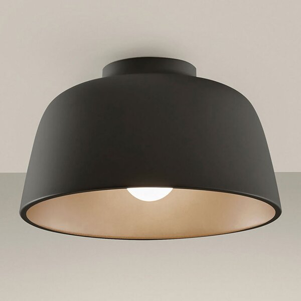 LEDS-C4 Miso plafonieră Ø 28,5 cm negru, reglabil, Negru, Camera de zi / sufragerie, Metal, Design