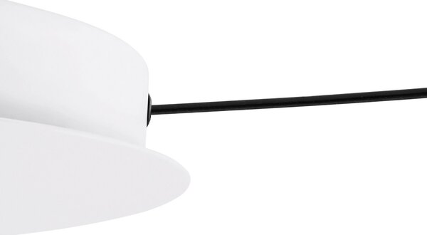 LEDS-C4 Veneto lampă susp. LED aplicată 3 bec alb, Transparent, Camera de zi / sufragerie, Plastic, Design