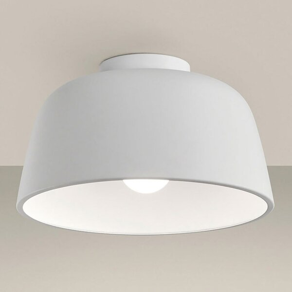 LEDS-C4 Plafonieră Miso Ø 28,5 cm alb, reglabil, Alb, Camera de zi / sufragerie, Metal, Design