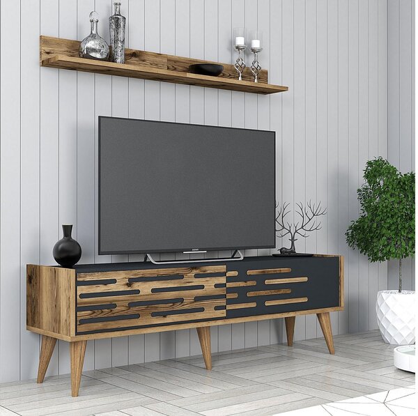 Mobilier living Valencia (Nuc + antracit). 1089353