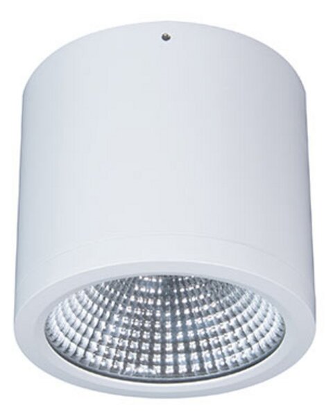 LTS Spot cu LED montat la suprafață Button Mini 200 IP54 55° 24 W, Alb, Hol, Metal, Modern