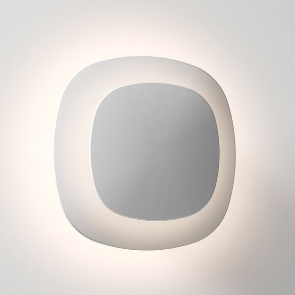 Luceplan Luthien apl. perete LED Phase Cut alb 830, reglabil, Alb, Camera de zi / sufragerie, Metal, Design