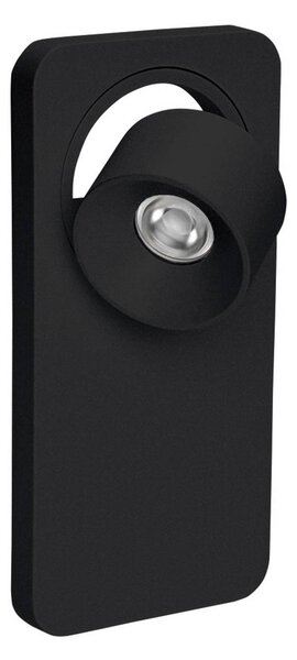 Linea Light Aplică de perete LED Beebo W, negru, Negru, Hol, Metal, Modern, Spot de perete
