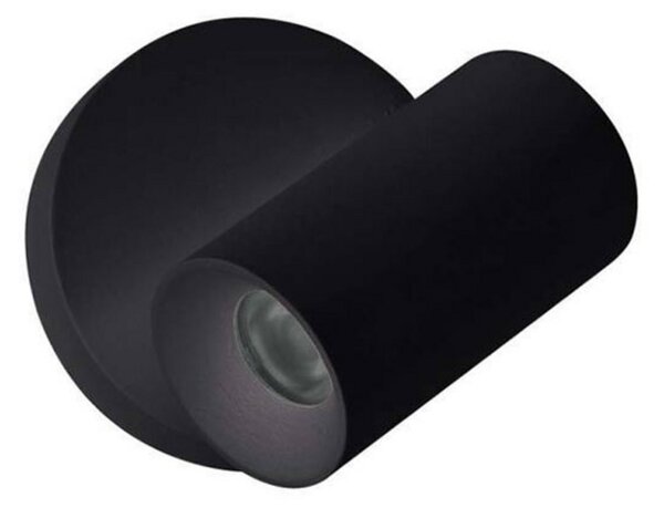 Linea Light Spot perete LED Bart W, negru, Negru, Hol, Metal, Modern