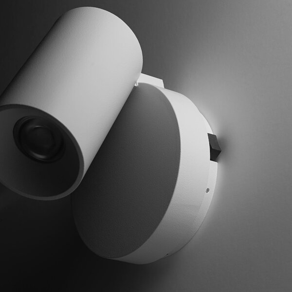 Linea Light Spot perete LED Bart W, alb, Alb, Hol, Metal, Modern