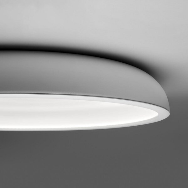Stilnovo Plafonieră LED Reflexio, Ø 46cm, alb, reglabil, Alb, Hol, Metal, Modern