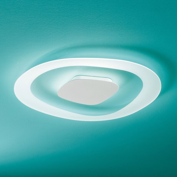 Linea Light Plafonieră LED Antigua S, 41 cm, Alb, Hol, Sticlă, Modern