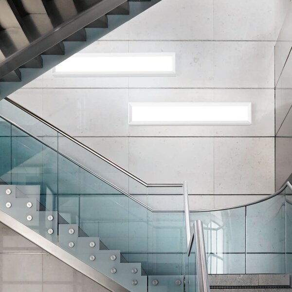 Linea Light Plafonieră LED Tara dimabilă, 109 x 19 cm, reglabil, Alb, Camera de zi / sufragerie, Metal, Modern