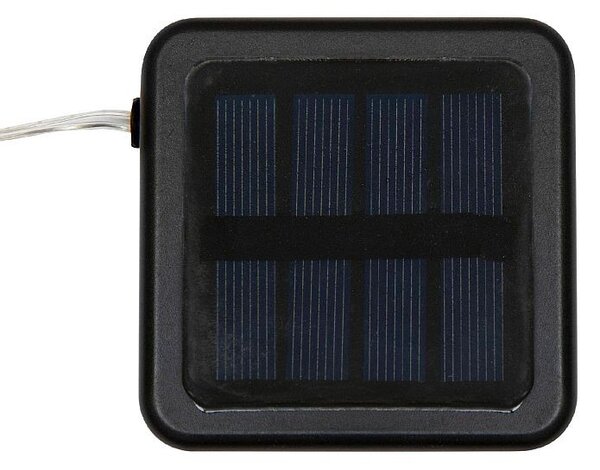 Copertina parasolar cu ghirlanda luminoasa, 140 LED-uri cu incarcare solara, 8 moduri iluminare, 3x3x3 m, snur, elemente fixare