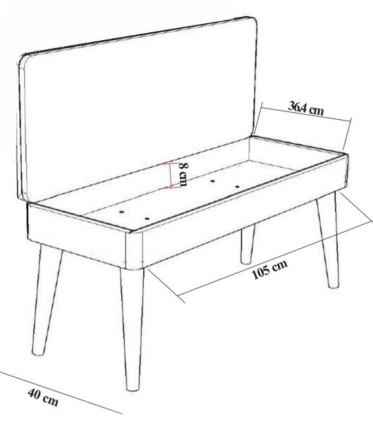 Mobilier pentru hol Feliz 501 (Stejar sonoma + Verde). 1089408