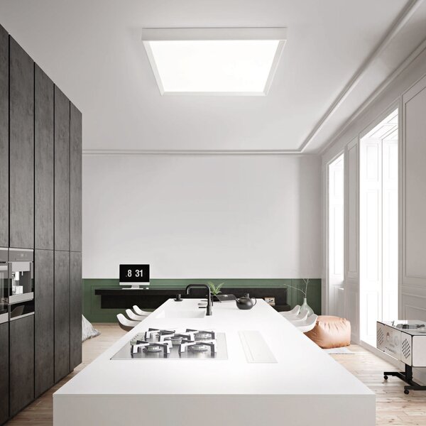 Linea Light Plafonieră LED Tara maxi, 74 cm x cm, reglabil, Alb, Camera de zi / sufragerie, Metal, Modern