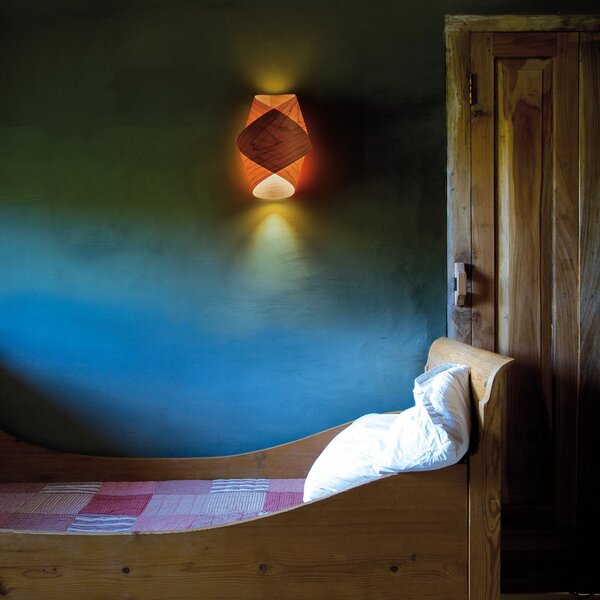 LZF LAMPS Orbit aplică de perete cireș natur, reglabil, Lemn, Camera de zi / sufragerie, Lemn, Design