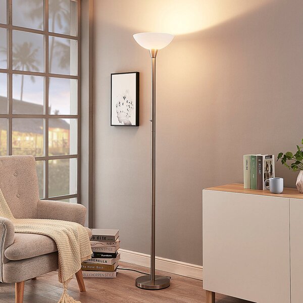Lampadar Lindby, Ignacia, Metalic, Camera de zi, Metal, Modern