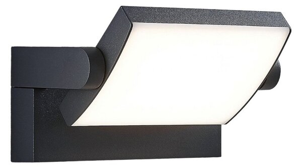Lămpi de exterior Lindby, Sherin, Negru, Balcon, Aluminiu, Modern