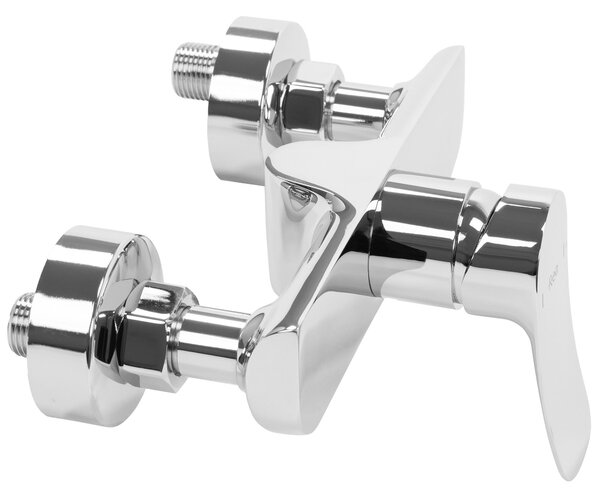 Rea Dart, baterie de duș de perete 150 mm cu set de duș manual, crom, REA-B3303