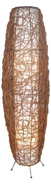 Lampadar Lindby, Nias, Maro / Rugină, Camera de zi, Lemn, Boho