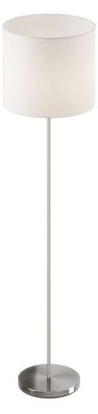 Lampadar Lindby, Everly, Alb, Camera de zi, Țesătură / Textil, Modern