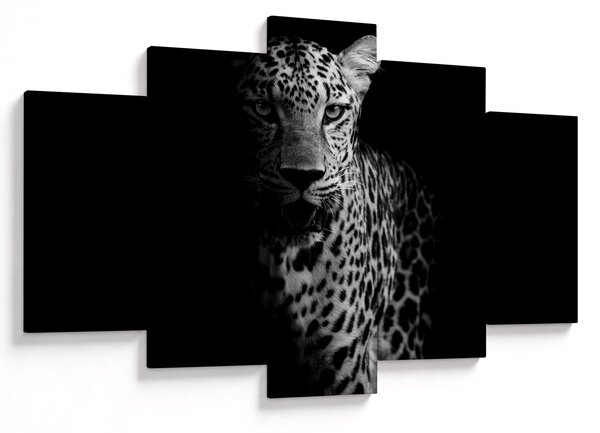 Tablou - Portret de leopard (150x105 cm)