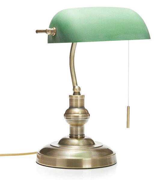 Lampă de masă Lindby, Milenka, Bronz / Alamă Veche, Camera de zi, Metal, Antichitate