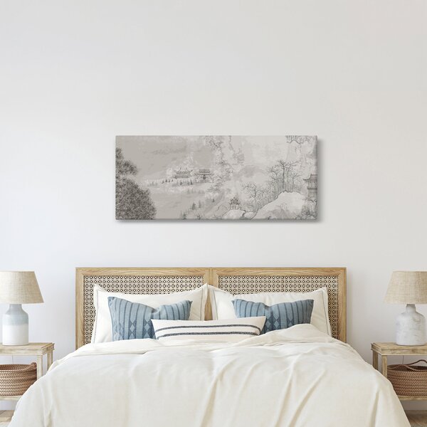 Tablou - Peisaj chinezesc (120x50 cm)