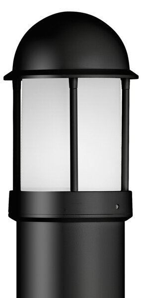 LCD Marco bornă luminoasă din aluminiu, negru, reglabil, Negru, Metal, Modern