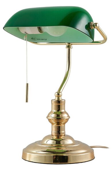 Lampă de masă Lindby, Milenka, Auriu / Alamă, Camera de zi, Metal, Antichitate