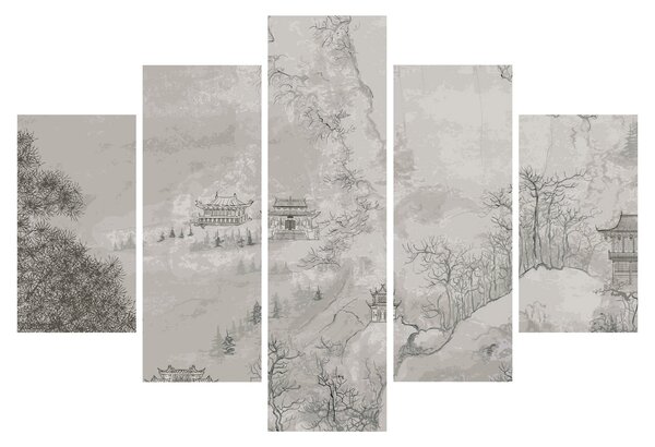 Tablou - Peisaj chinezesc (150x105 cm)