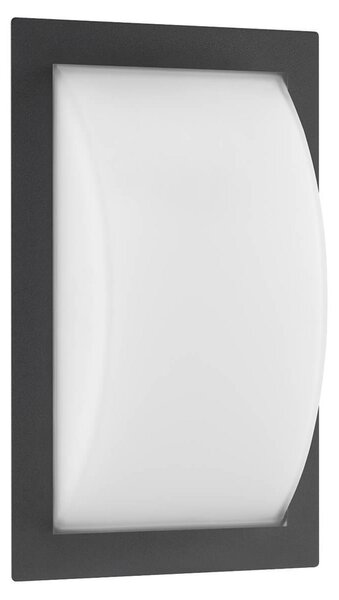 LCD Ivett LED cu LED-uri pentru exterior în grafit, reglabil, Negru, Metal, Modern