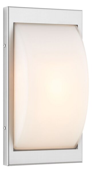 LCD Aplică pentru exterior tip 068, oțel inoxidabil, 33 cm înălțime, E27, reglabil, Metalic, Metal, Modern