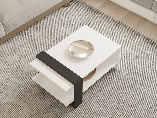 Măsuță de cafea Falck 1 (antracit + alb). 1089512