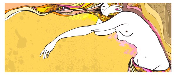 Tablou - Fata (120x50 cm)