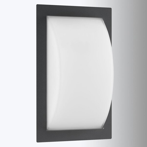 LCD Ivett LED cu LED-uri pentru exterior în grafit, reglabil, Negru, Metal, Modern